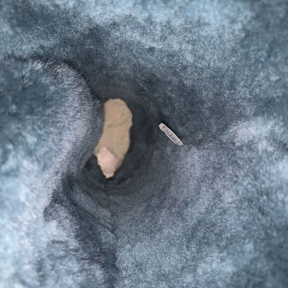 UGG Australia Bailey Button Triplets Womens 10 Teal Green Sheepskin Leather Tall - Picture 9 of 15